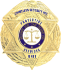 Logo for CRIMELESS SECURITY INC
